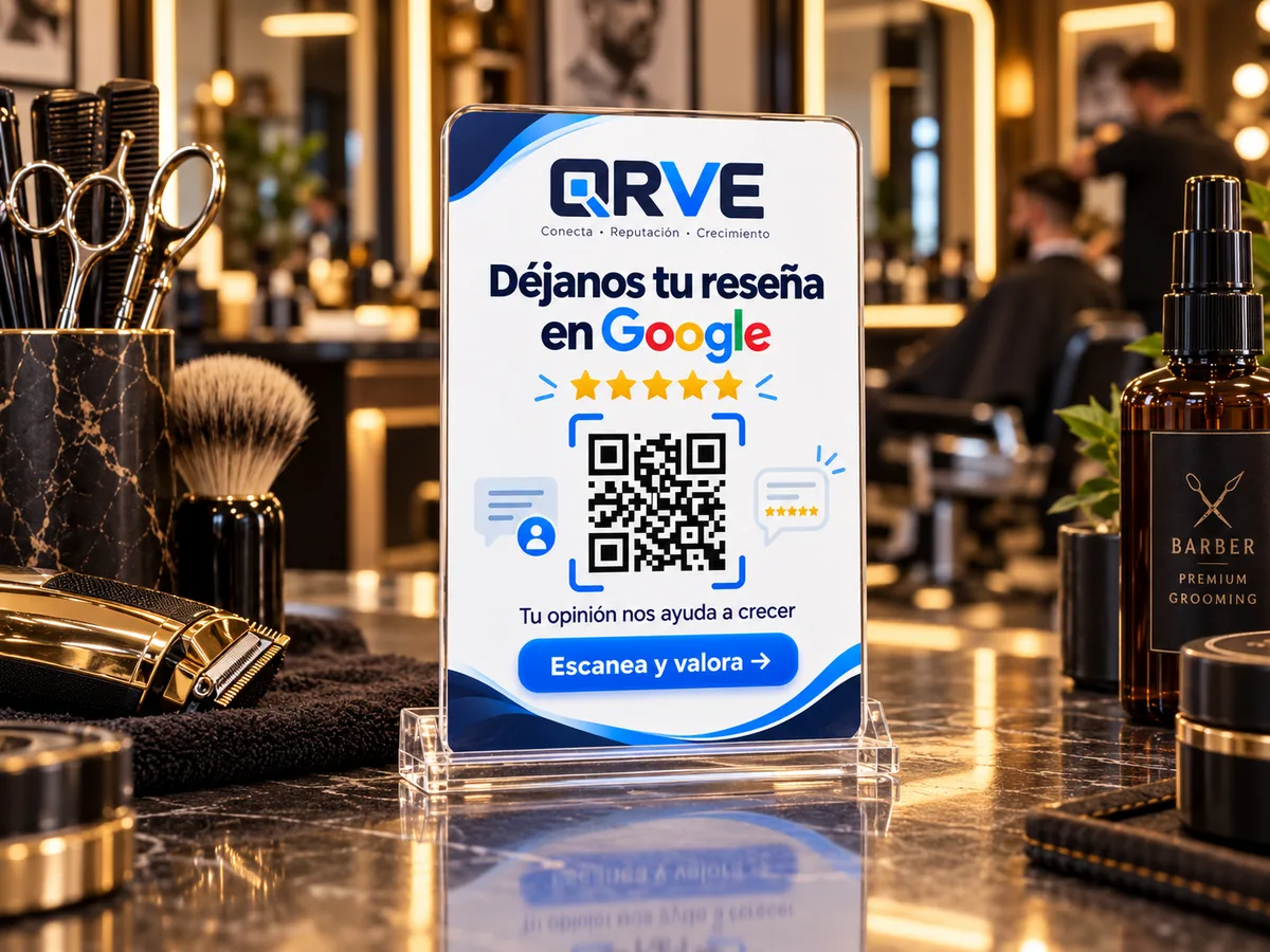 QRVE en barbería