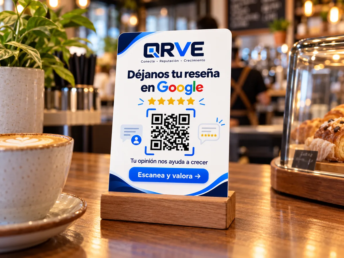 QRVE en cafetería